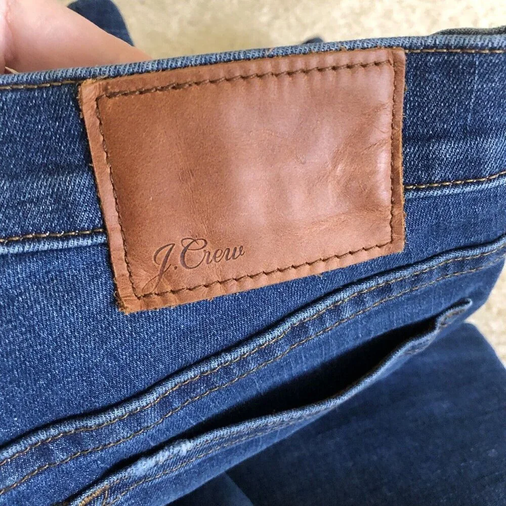 J. Crew Women's 9" High Rise Toothpick Jean Size 29 Skinny Stretch Durable - Picture 10 of 10